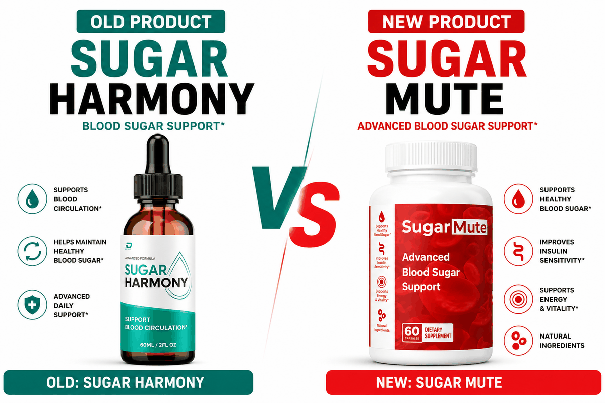 Sugar Harmony Natural Blood Sugar Support Supplement Bottle